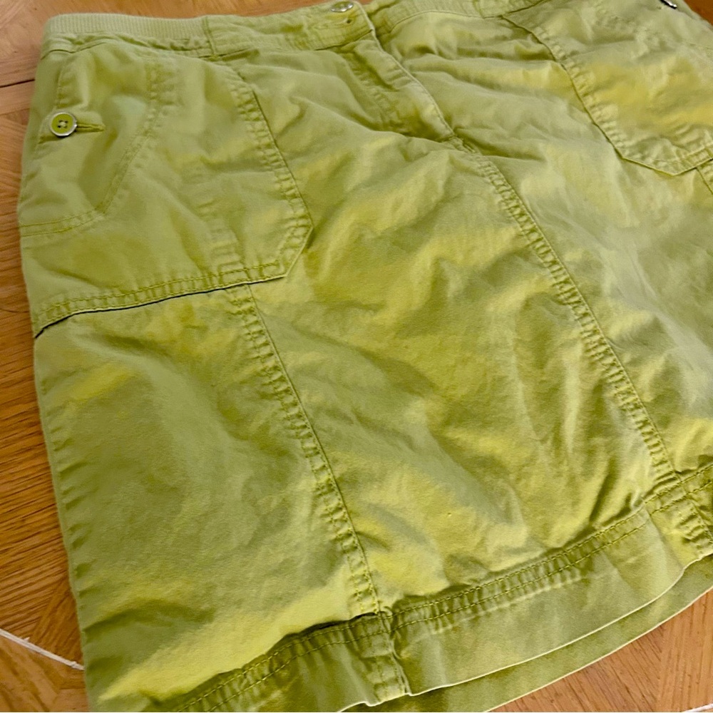 Karen Scott Green Skorts Cotton size 14